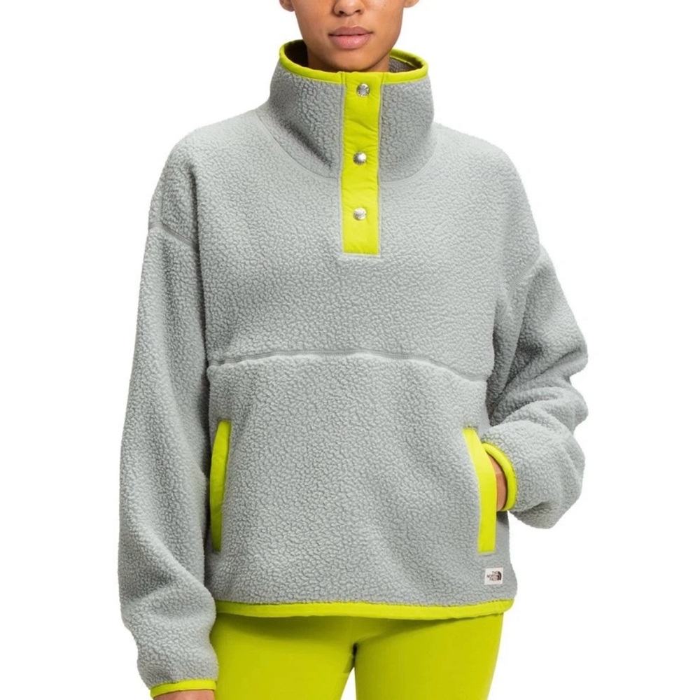 The North Face Shelbe Raschel Snap-up fleece pullover